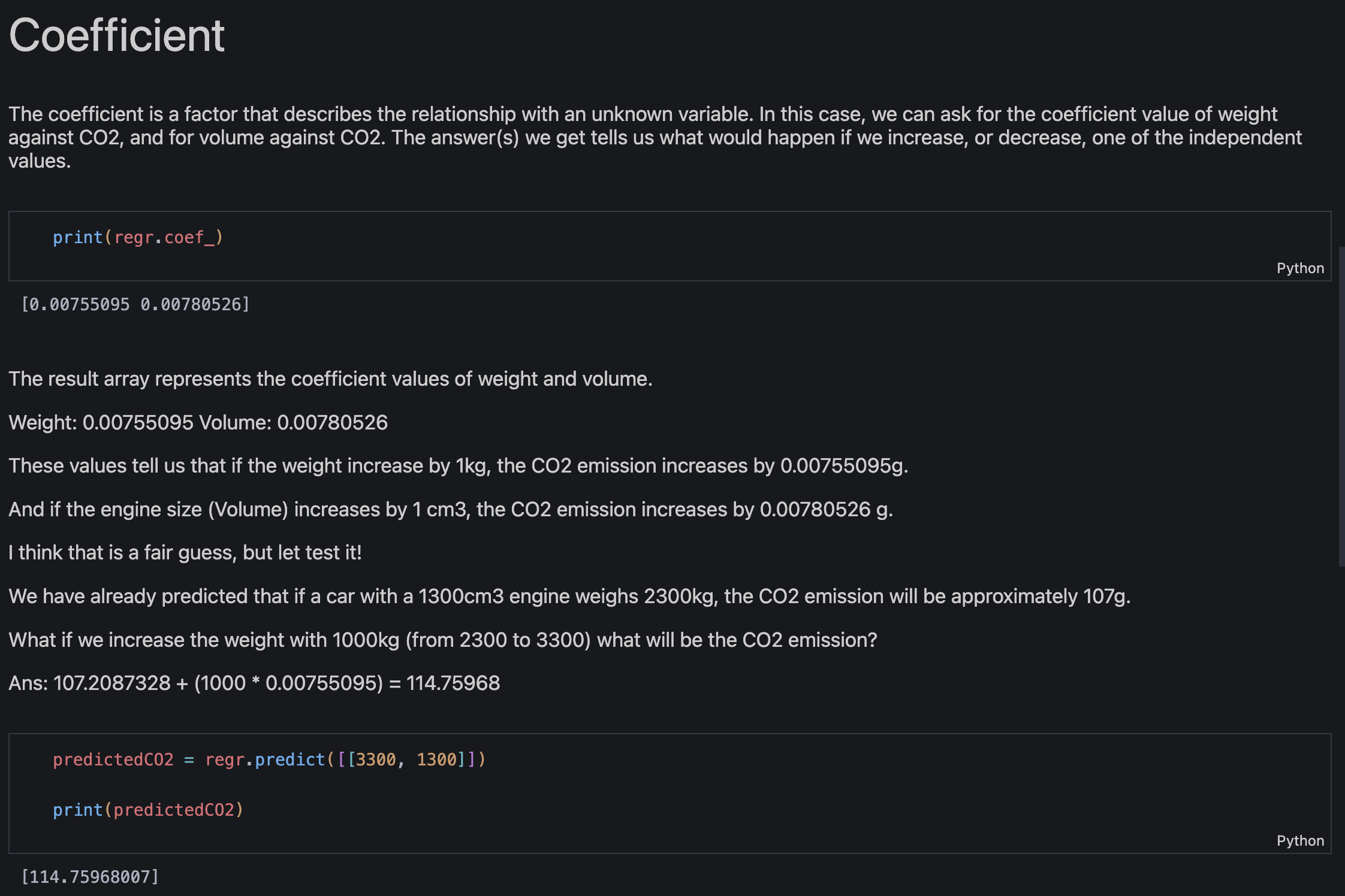  Multiple Linear Regression